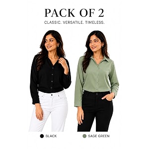 FUNDAY FASHION Women Solid Regular Fit V