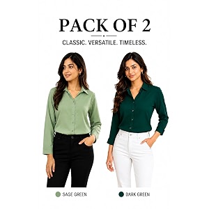 FUNDAY FASHION Women Solid Regular Fit V