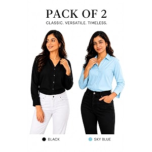 FUNDAY FASHION Women Solid Regular Fit V