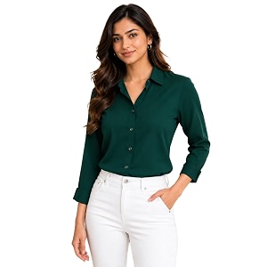 FUNDAY FASHION Women Solid Regular Fit V