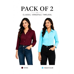 FUNDAY FASHION Women Solid Regular Fit V