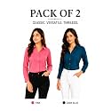 FUNDAY FASHION Women Solid Regular Fit V