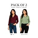 FUNDAY FASHION Women Solid Regular Fit V