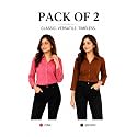 FUNDAY FASHION Women Solid Regular Fit V