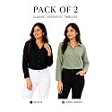 FUNDAY FASHION Women Solid Regular Fit V