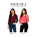 FUNDAY FASHION Women Solid Regular Fit V
