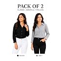 FUNDAY FASHION Women Solid Regular Fit V