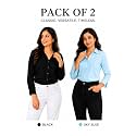 FUNDAY FASHION Women Solid Regular Fit V