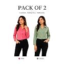 FUNDAY FASHION Women Solid Regular Fit V