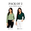 FUNDAY FASHION Women Solid Regular Fit V