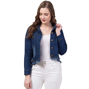 FUNDAY FASHION Womens Denim Standard Length Full