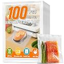 FUNFERY 100 Precut Gallon 11" x 16" BPA-Free Vacuum Sealer Bags for Food