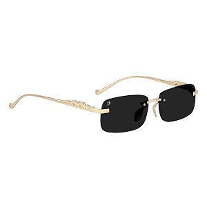rimless rectangle sunglasses for men and women