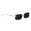 Rimless Rectangle Sunglasses for Men and Women