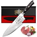 Funistree Gifts for Men Dad Christmas Day from Daughter Son Kids, 8 inch Pro German 1.4116 Chef Knife, Best Kitchen Knife Gifts Set for Him husband Birthday Anniversary 20 cm
