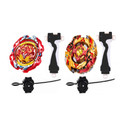 Funkey Combo of B-128 Lord Spryzen and B-117 Revive Phoenix with Launcher (Multicolor)