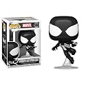 Funko Black Symbiote Suit Spider-Man + Pop Protector: Pop! Comics Vinyl Figure (Gift Set Bundled with ToyBop Brand Box Protector Collector Case)