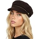 Funky Junque Greek Fisherman Newsboy Cap, Cotton Captains Bakerboy Hat