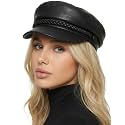 Funky Junque Greek Fisherman Newsboy Cap, Cotton Captains Bakerboy Hat