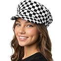 Funky Junque Greek Fisherman Newsboy Cap, Cotton Captains Bakerboy Hat