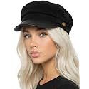 Funky Junque Greek Fisherman Newsboy Cap, Cotton Captains Bakerboy Hat