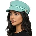 Funky Junque Greek Fisherman Newsboy Cap, Cotton Captains Bakerboy Hat