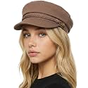 Funky Junque Greek Fisherman Newsboy Cap, Cotton Captains Bakerboy Hat