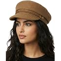 Funky Junque Greek Fisherman Newsboy Cap, Cotton Captains Bakerboy Hat