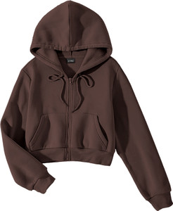 funky monkey full sleeve solid women sweatshirt