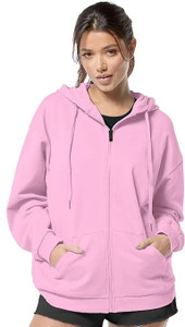 funky monkey women full sleeve solid hooded sweatshirt