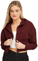 FUNKY MONKEY Full Sleeve Solid Women Sweatshirt