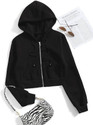 FUNKY MONKEY Full Sleeve Solid Women Sweatshirt
