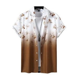 Funky Printed Shirt for Men Half Sleeves