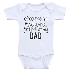Funny Baby Onesie Just Look at My