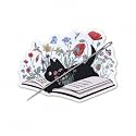 Funny Black Cat Needle Minder, Needle Minder Magnet, Magnetic Needle Nanny Needlework Accessories