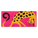 Funny Cute Cat Extended Gaming Mouse Pad, with Stitched Edges Large Mouse Pad Desk Protector, Rubber Base Mousepad Keyboard Mouses Mat for Work Game Office Home- 32" X 12" Inch