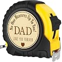 Funny Dad Birthday Gifts from Daughter Son, Tape Measure 25 FT