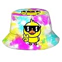 Funny Duck Bucket Hat Fisherman Hat Beach Travel Sun Hat Outdoor Cap for Unisex Men Women