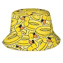 Funny Duck Bucket Hat Fisherman Hat Beach Travel Sun Hat Outdoor Cap for Unisex Men Women