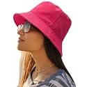 Bucket Hat Double-Side-Wear Reversible Fisherman Hat Travel Hat for Women Men Pink