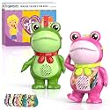 Inspireyes Kids Walkie Talkies Rechargeable Frog Toys Gift for Ages 3-8