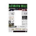 Funny Home Bathroom Toilet Rule 1 Gang Outlet Decorator Light Switch Wall Plate Cover Faceplate Decorative Switchplate Rocker/GFCI Outlet Cover