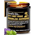 Funny Retirement Candle, Best Retirement Gifts for Women &amp; Men, Unique Present for Him &amp; Her, Happy Retired Gifts for Coworker, Friend, Family, Large Candle, Gift-Ready