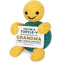 Funny Turtle Grandma Gifts from Grandkids, Birthday Mothers Day for Grandma I Love You Retire Grandmother Nana Gigi Mimi Present from Granddaughter Grandson Small Cute Crochet Desk Decor