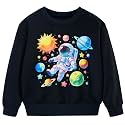 Funnycokid Boys Sweatshirts Toddler Long Sleeve Pullover Crewneck Tops 2-6Y