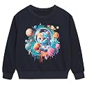 Funnycokid Boys Sweatshirts Toddler Long Sleeve Pullover Crewneck Tops 2-6Y