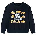 Funnycokid Boys Sweatshirts Toddler Long Sleeve Pullover Crewneck Tops 2-6Y