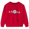 Funnycokid Boys Sweatshirts Toddler Long Sleeve Pullover Crewneck Tops 2-6Y