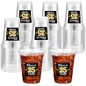 Funnymoom 60 Pack 25th Birthday Cups Decorations for Men, Women, 12oz, Gold