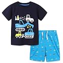 Funnymore Baby Toddler Boy's Cotton Short Sleeve Tshirt and Short Set